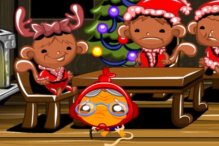 Monkey GO Happy: Stage 583 — Christmas, Santa, Egg Nog
