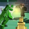Blocky Dino Park: Raptor Attack Game