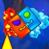 Fire and Water: Geometry Dash Game